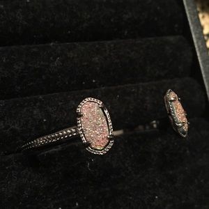 Kendra Scott Elton Bracelet Gunmetal/Multi Drusy